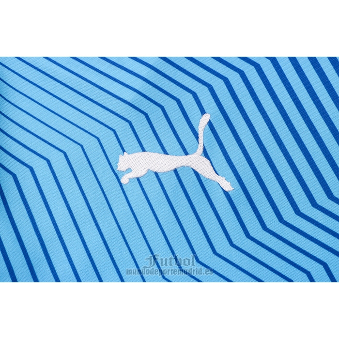 Chandal del Olympique Marsella Manga Corta 2021-2022 Azul